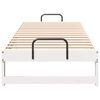 vidaXL Bed Frame White 80 x 210 cm Solid Pine Wood