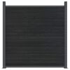 vidaXL Fence Panel Grey 353x186 cm WPC