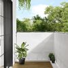 vidaXL Balcony Screen White 120x700 cm 100% Polyester Oxford