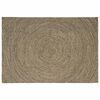 vidaXL Area Rugs Natural and Black 200 x 290 cm Jute