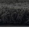 vidaXL High Pile Shaggy Rug Black 120x170 cm 50 mm