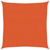 vidaXL Sunshade Sail 160 g/m&sup2; Orange 2x2 m HDPE