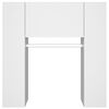 vidaXL Hallway Cabinets 2 pcs White Engineered Wood