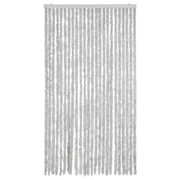 vidaXL Fly Curtain Grey 100x230 cm Chenille