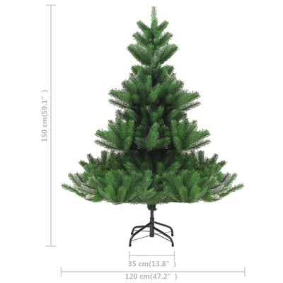 vidaXL Nordmann Fir Artificial Christmas Tree Green 150 cm