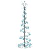 vidaXL LED Christmas Tree with Baubles 120 LEDs Warm White 180 cm
