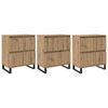 vidaXL Sideboard 3 pcs Artisan Oak 60 x 35 x 70 cm