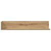 vidaXL Wall Shelves 2 pcs Artisan Oak 100x16.5x16.5 cm Engineered Wood