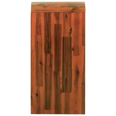 vidaXL Chest of Drawers Solid Acacia Wood 90x37x75 cm