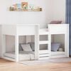 vidaXL Bunk Bed for Kids White 100 x 200 cm Engineered Wood
