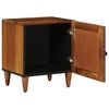 vidaXL Bedside Cabinet 2 pcs Brown 40 x 33.5 x 46 cm Solid Mango Wood