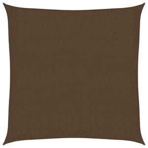 vidaXL Sunshade Sail 160 g/m&sup2; Brown 2x2 m HDPE