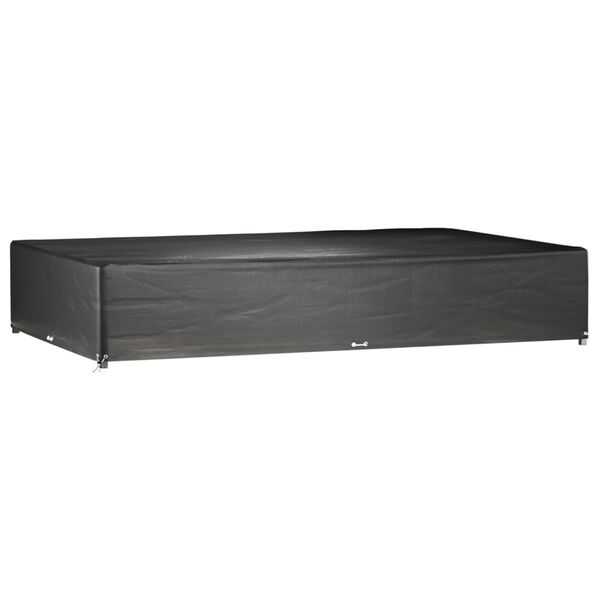 vidaXL Garden Furniture Covers 2 pcs 16 Eyelets 325x205x60 cm Rectangular