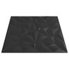 vidaXL Wall Panels 48 pcs Black 50x50 cm XPS 12 m² Amethyst