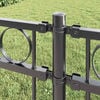 vidaXL Fence Element Assen Grey 170 x 200 cm Steel
