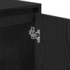 vidaXL Bathroom Cabinet Black Oak 60 x 33 x 60 cm Engineered Wood