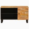 vidaXL TV Cabinet with Shelf Brown 80 x 31.5 x 46 cm Solid Mango Wood