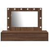 vidaXL Dressing Table Brown 100 x 40 x 70 cm Engineered Wood