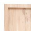 vidaXL Wall Shelf 100x60x(2-6) cm Untreated Solid Wood Oak