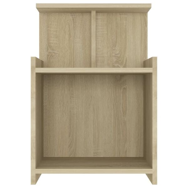 vidaXL Bed Cabinets 2 pcs Sonoma Oak 40x35x60 cm Engineered Wood