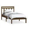 vidaXL Bed Frame without Mattress Honey Brown Solid Wood 90x200 cm