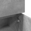 vidaXL Bathroom Cabinet Concrete Grey 30x30x95 cm Engineered Wood