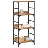 vidaXL Book Cabinet Artisan Oak 50x33x117.5 cm Engineered Wood