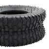 vidaXL 4 Piece Wheelbarrow Tire and Inner Tube Set 15x6.00-6 4PR Rubber