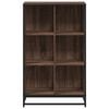 vidaXL Book Cabinet Brown Oak 65.5x33x107.5 cm Engineered Wood