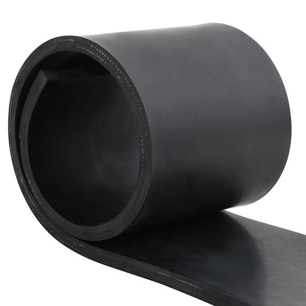 vidaXL Rubber Edge for Snow Plow Black 80x15x1 cm