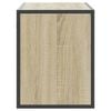 vidaXL TV Cabinet Sonoma Oak 100x31x39.5 cm Engineered Wood and Metal