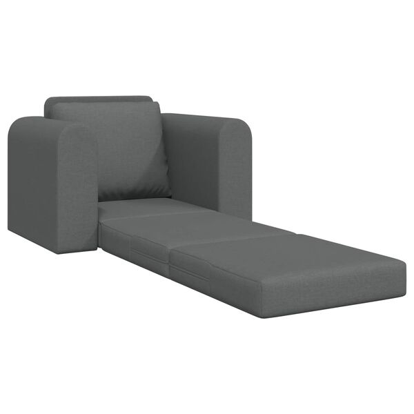 vidaXL Folding Sofa Bed Dark Grey 98 x 71 x 83 cm Fabric