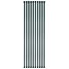vidaXL Garden Posts 10 pcs 1.5 m Metal Green