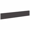 vidaXL Lawn Edging 10 pcs 100 x 18 cm Steel Black