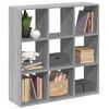 vidaXL Room Divider Bookcase Grey Sonoma 102x29x103,5 cm Engineered Wood