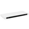 vidaXL Floating Wall Shelf High Gloss White 60x23.5x3.8 cm MDF