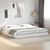 vidaXL Bed Frame without Mattress White 180x200 cm Engineered Wood