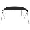 vidaXL 4-bow Bimini Top Black 243x196x137 cm