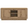 vidaXL TV Cabinet Artisan Oak 102 x 35 x 45 cm Engineered Wood