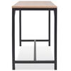 vidaXL Console Table Ash 119x53x79 cm