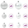 vidaXL Christmas Tree with 150 LEDs White 150 cm PE and Steel