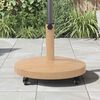 vidaXL Parasol Base Light Wood 48 x 48 x 32 cm
