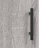 vidaXL Highboard Grey Sonoma 34.5x34x180 cm Engineered Wood