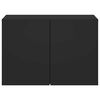 vidaXL TV Cabinet Wall-mounted Black 60x30x41 cm
