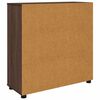 vidaXL Storage Cabinet Brown Oak 80 x 31 x 81 cm Engineered Wood