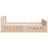 vidaXL Bed Frame without Mattress 160x200 cm Solid Wood Pine