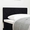 vidaXL Headboard with Headboard Black 80 cm Faux Leather