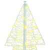 vidaXL Christmas Tree with 240 LEDs Warm White 180 cm Acrylic