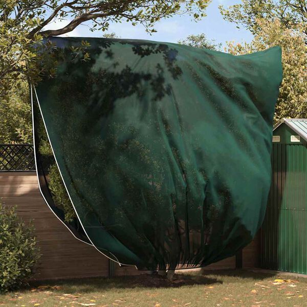 vidaXL Frost Protection Plant Fleece Covers 3 pcs Green 3 x 3.93 m