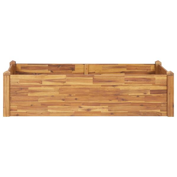 vidaXL Garden Raised Bed 160x60x44 cm Solid Acacia Wood